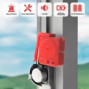 2 Stück Touch Sensor Griff Alarm Diebstahlsicherung Sicherheit Türknopf Fenster Einbrecher USA - Bild 1 von 9