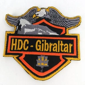 Harley Davidson Chapter Gibraltar Emblem Patch - Picture 1 of 3