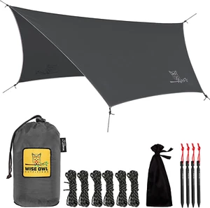 Wise Owl Outfitters Hammock Tarp, Hammock Tent - Rain Tarp for Camping Hammock - - Picture 1 of 12