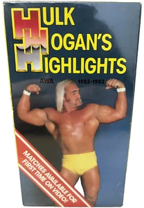 Hulk Hogans Highlights AWA 1990 Vintage Wrestling Video WWF Andre VHS Coliseum - Picture 1 of 8