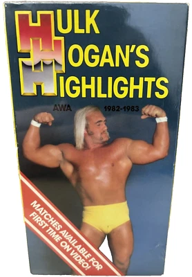 Hulk Hogans Highlights AWA 1990 Vintage Wrestling Video WWF Andre VHS Coliseum - Image 1 of 4