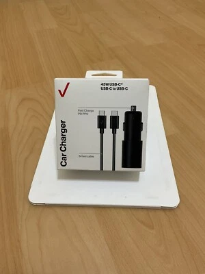 Novo Original Genuíno Apple Iphone 15 Plus & 15 Pro Max Verizon 45W CARREGADOR DE CARRO - Imagem 1 de 4