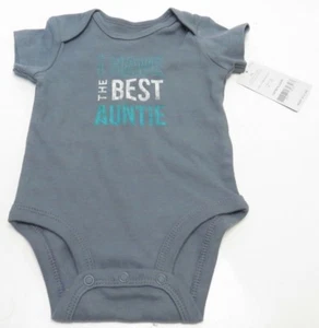 Tengo la mejor tía bebé bebé Carters body 3m nuevo AA1C0119 - Imagen 1 de 5