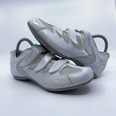 Zapatillas de ciclismo Specialized Spirita RBX para mujer blancas azules talla 8 Foto 1 de 4