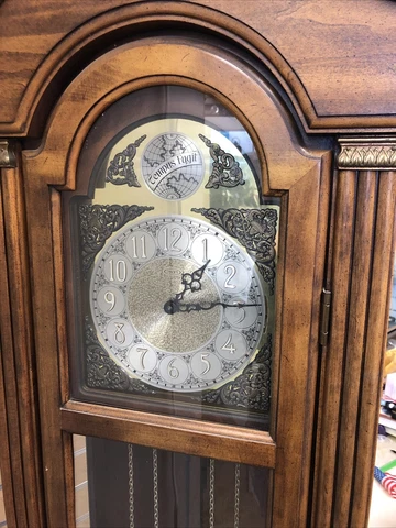Tempus Fugit Pearl Grandfather Clock 1980s Era Store Pick Up Cover