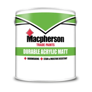 Macpherson Trade Paints Durable Acrylic Matt - Picture 1 of 2