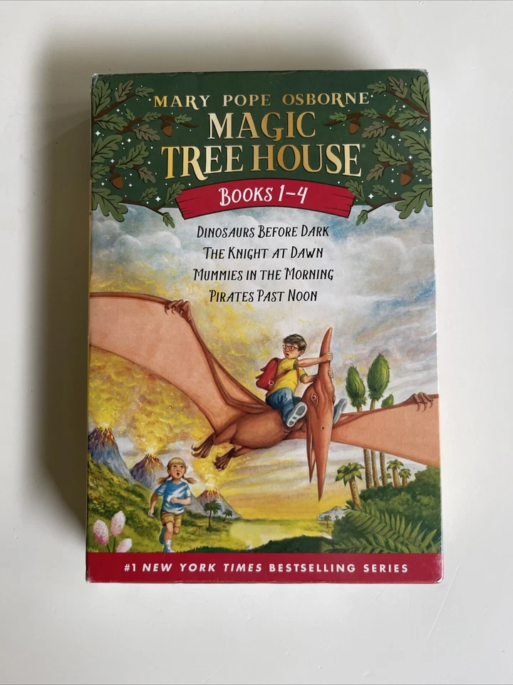 Magic Tree House: Magic Tree House Vols. 1-4, Set : Dinosaurs Before Dark - The Knight at Dawn - Mummies in the Morning - Pirates Past Noon Nos. 1-4 by Mary Pope Osborne (2001, Paperback / Paperback)