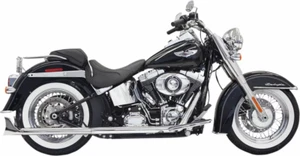 BASSANI XHAUST Endschalldämpfer Fishtail Duals 2-in-2 verchromt - Bild 1 von 1