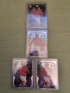 (1) 2023 Bowman Chrome Samuel Basallo Yellow Lunar /75 + (1) Ref & (2) BDC-179 - Bild 1 von 10