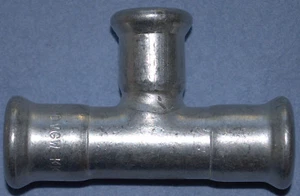 Mapress Edelstahl T-Stück 18/15/18 mm Fitting M-Contour - Bild 1 von 1
