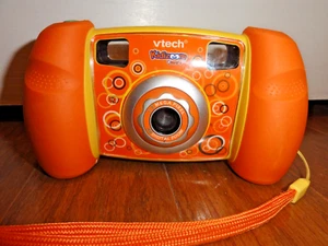 Vtech 1227 Kidizoom ORANGE Digital Camera Built-In Memory WORKS Tested! - Picture 1 of 9