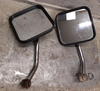 Jeep CJ CHROME MIRRORS AFTERMARKET CJ5 CJ7 CJ6 76-86 AMC FREE SHIPPING - Image 1 of 4