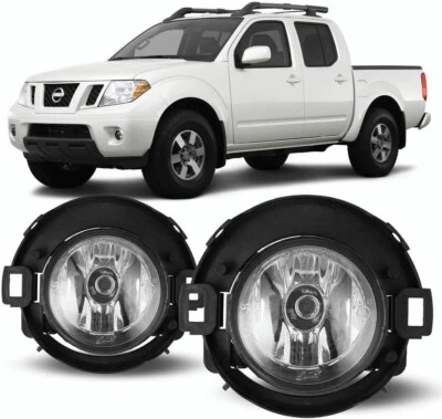 Par de luces antiniebla para Nissan Frontier 05-15 Xterra 2010-2019 luces de parachoques de conducción Foto 1 de 4