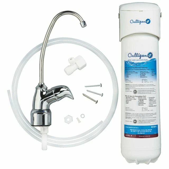 Culligan US-EZ-4  Premium Under Sink Filter System with Faucet and Easy-Change Cartridge