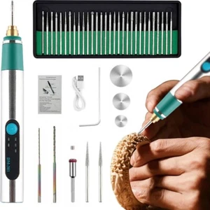 US Cordless Electric Mini Drill Grinder Engraving Pen Variable Speed Rotary Tool - Picture 1 of 13