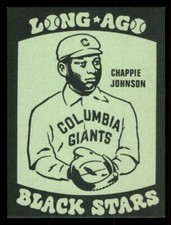 1978 Laughlin Long Ago Black Stars Baseball #25 George Johnson NM