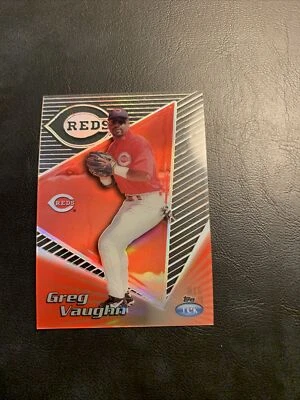 C40c  1999 Topps Tek #21b Greg Vaughn Cincinnati Reds￼￼￼,￼pattern￼ 05 - Image 1 of 2