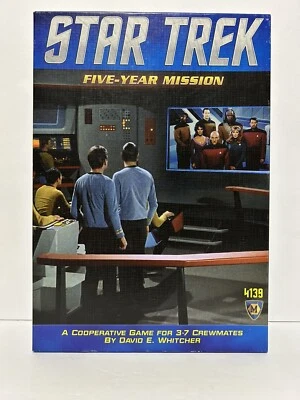 Star Trek - Juego de misión de cinco años Mayfair Games 2015 caja abierta sin perforar Foto 1 de 4
