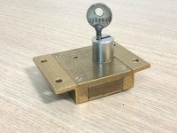 Vintage Tann Brass Lock 1971 Nato MoD Keyed High Security British Cabinet Locks