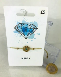 Bracelet Gold Pendant Rope March Jewellery New Topshop Freedom RRP £5 - Picture 1 of 4