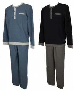 Hombre Pila Manga Larga Pijama Hombre Ropa de Dormir RAGNO Artículo N26351 - Imagen 1 de 9