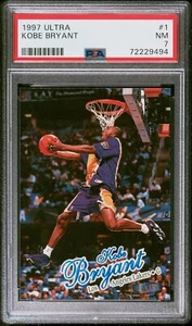 1997 FLEER ULTRA #1 KOBE BRYANT PSA 7 - Picture 1 of 2