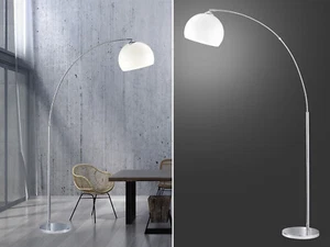 Bogenlampen Designklassiker große Ausladung Bogenstehlampen für Esstisch gebogen - Bild 1 von 7