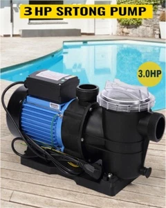 US 3HP High-Flo In Above Ground Pool Swimming 10038GPH Spa Pool Pump - Picture 1 of 12