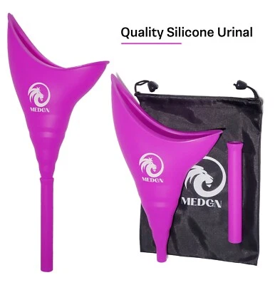 Female Funnel Urinal , Portable urine Device for Camping, Hiking, Festivals - Image 1 of 4