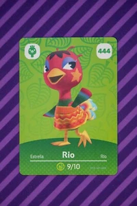 Rio #444- Series 5 (NA/US) - Animal Crossing Amiibo Card - Never Scanned - Picture 1 of 1