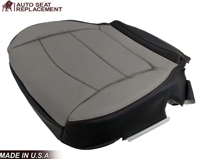 GMC Sierra 2018 2019 2020 todo terreno parte inferior del conductor cubierta de asiento de cuero en gris Foto 1 de 4