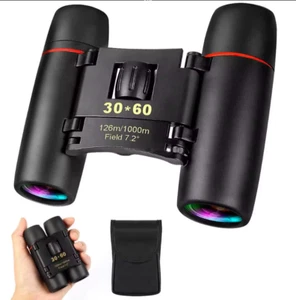 ✅ Binocolo 30x60 Pieghevole Visione Notturna per Caccia Montagna e Camping✅ - Foto 1 di 10