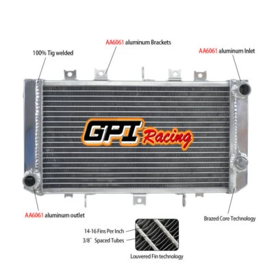 Radiador de aluminio para Kawasaki Z750 Z750S Z750R ZR750 Z ZR 750 2004-2011 2005 Foto 1 de 4