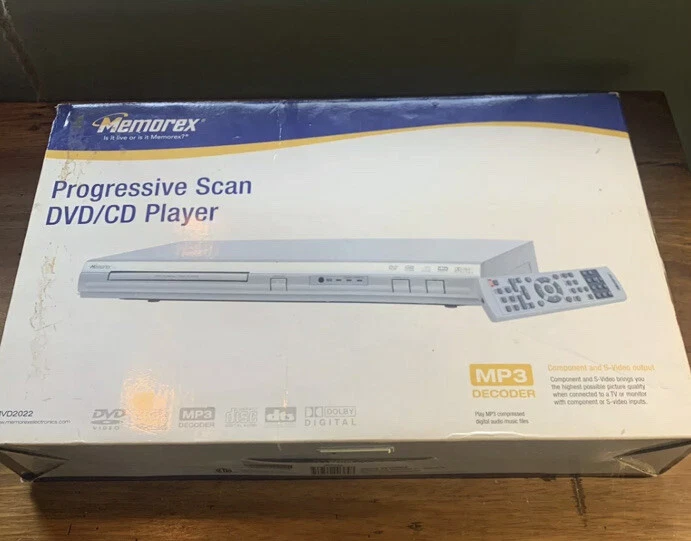 Reproductor de DVD/discos compactos Memorex MVD2022 plateado pre-owne Foto 1 de 1