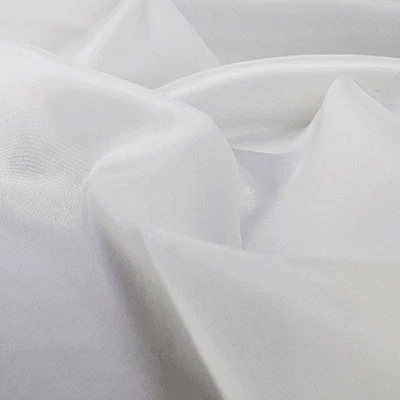 Taffeta Lining Fabric Polyester Snow White 58-60" W 4+ yards - Image 1 of 2