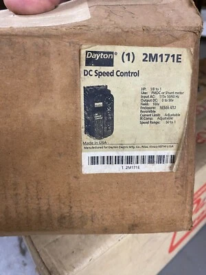 dayton dc speed control hp 1/8-1 115v - Image 1 of 2