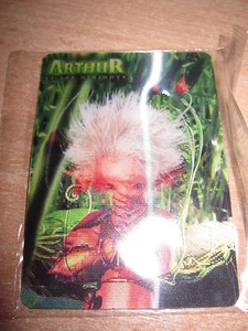 FRENCH EXCLUSIVE 3-D 3D card ARTHUR ET LES MINIMOYS fruité drinks 5X7CM SEALED - Bild 1 von 1