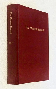 Thomas Munson Foundation THE MUNSON RECORD VOL. IV 4 Braun-Brumfield HC 1993 - Picture 1 of 5