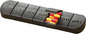 7-Day Pill Box – Daily Organizer for Medication & Vitamins (1×7 Compartments) - Picture 1 of 6