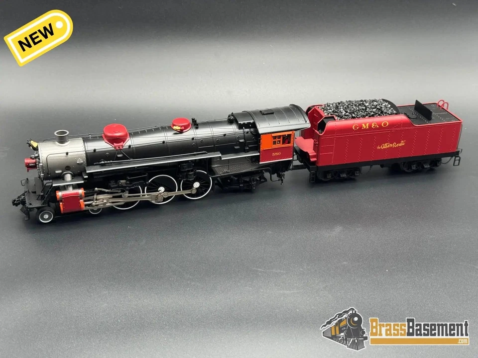 O Gauge - MTH 20-3814-1 3-Rail GM&O 4-6-2 Heavy Pacific Steam #580 w/ PS3 Sound - Image 1 of 4