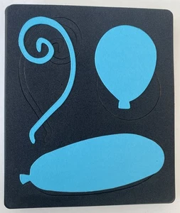 Sizzix Large Original Die Cutter~ BALLOONS & STRING ~ Birthday Paper Craft Card - Picture 1 of 1