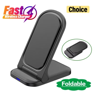 Kabelloses LadegeInduktive ladegerät Ladestation Für iPhone Samsung S24+ S23 - Bild 1 von 4