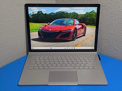 MS Surface Book 2in1 13.5"3000x2000 TOUCH i5-6300U 2.4GHz 8GB 128GB NoDrv BadBat - Image 1 of 4