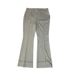 Carole Wren Gr. M grau Pull On Bootcut Hose vorne genäht Bündchen Arbeit NEU - Bild 1 von 10