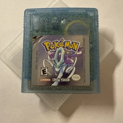 Pokemon Crystal - WORN LABEL (GBC) 100% AUTHENTIC - US Version - NEW BATTERY - Image 1 of 3
