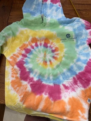 simplemente south tie dye gráfico sudadera con capucha niña pequeña Foto 1 de 4