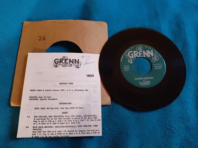 AL RUSS ORCHESTRA KENTUCKY HOME / GOLDEN EARRINGS 45 7" RECORD (14059)USA. - Image 1 of 4