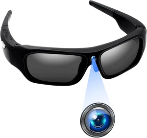 Gafas para cámara de video deportiva 4K de 128 GB, 2160P FHD-1080P cámara de video deportiva y de acción - Imagen 1 de 12