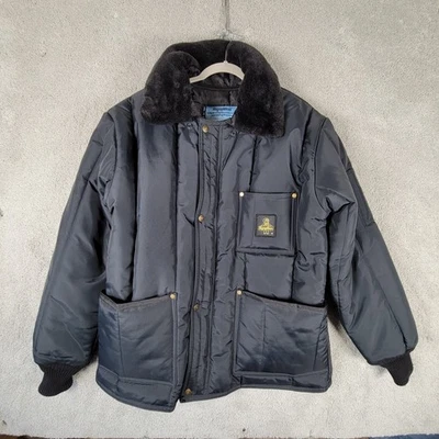 RefrigiWear Insulated Iron-Tuff Polar Jacket Men's Size Large 0322R Black - Image 1 of 4