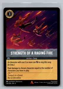 Strength of a Raging Fire 201/204 Disney Lorcana Fabled Rare NM - Bild 1 von 2